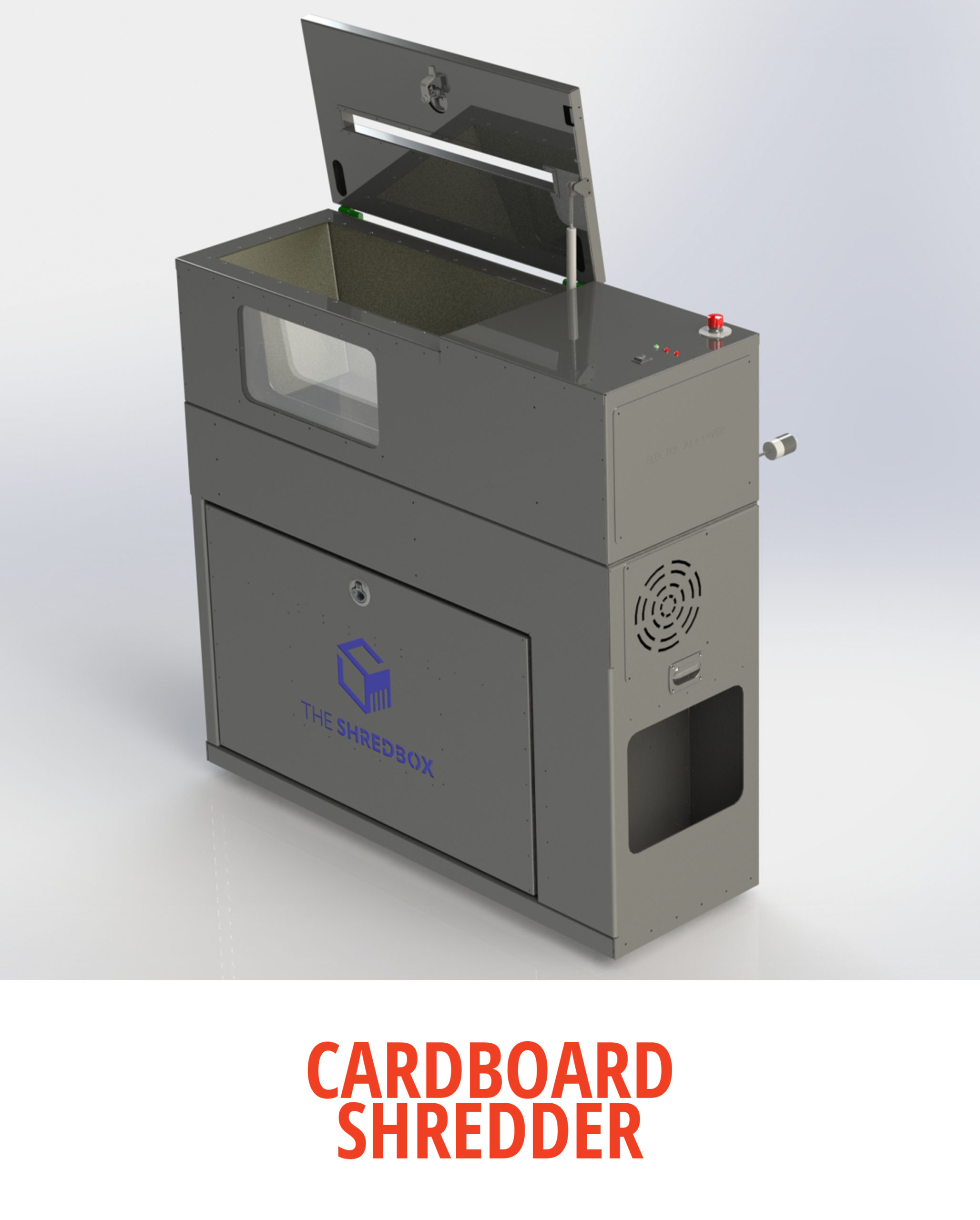 commercial grade cardboard shredder