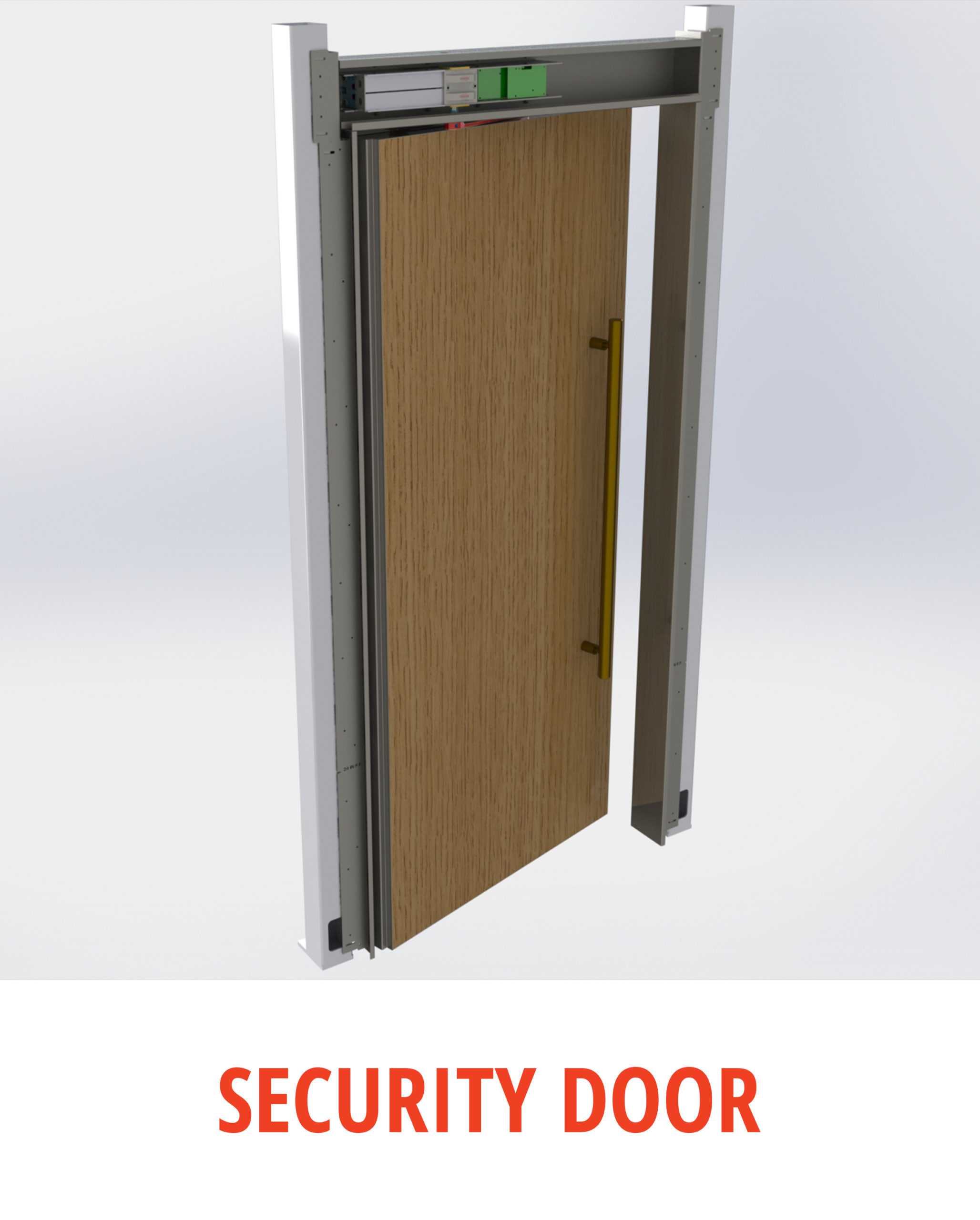 custom security door